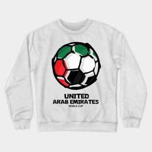 United Arab Emirates Football Country Flag Crewneck Sweatshirt